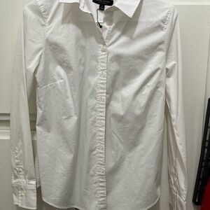 Women’s White button down shirt sz 4
